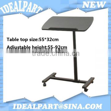 Swivel adjustable laptop table