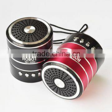 Robot-030 vibration portable card speaker,active powered Sound box,music speaker, fm radio