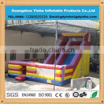 2015 new design Inflatable Jumping Castle with slide