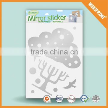 08-00002 Puzzles decorative sticker mirror custom flexible mirror sticker