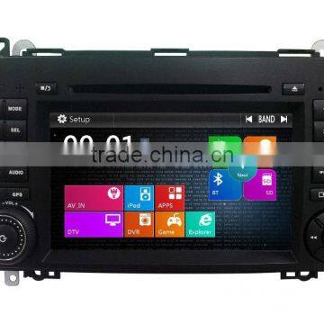 DJ7070 car multimedia for Benz B200 with auto stereo GPS navigation sd usb phonebook SD map HD player RDS