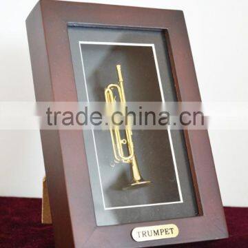 Trumpet Display Case Wall Frame Home Furnishing