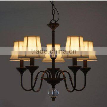 American Rural Style Edison Droplight Special Antique Forging Lamp 5 Head Chandeliers
