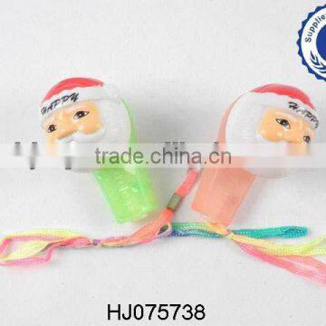 LED promotion gift, flashing whistle toys,mini sound toys 12pcs