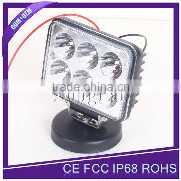 high quality 18W led work light 12v wholesale led work light100% waterproof