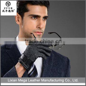 China wholesale custom Men Driving Leather Glove