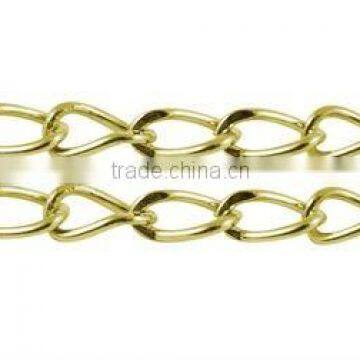 Iron Side Twist Chain, Lead Free & Nickel Free, Antique Bronze, Chains: about 6x3x0.7mm(CH-DK0.7-AB-FF)