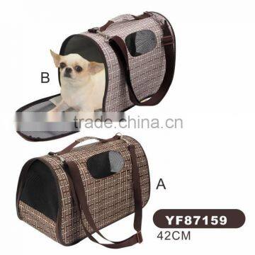 Classic Pattern Durable Fabric Carrier Bags Small Dog