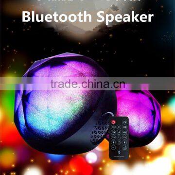 Colorful Ball Bluetooth Speaker Wireless Speaker HIFI Bass Handsfree Speaker With LED Flash Lighting Support TF Card FM