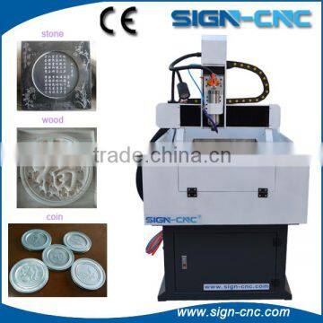 Small machine SIGN 4070 mini cnc router for wood and marble/cnc metal cutter for sale