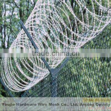 galvanized razor barbed wire razor mesh fence