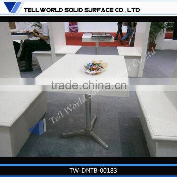 4 Seats Fast Food Shop Modern Restaurant Table For Sale photo-5