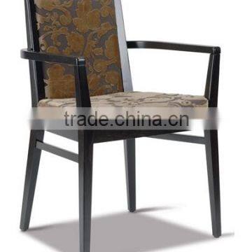 leather armrest dining chair modern style HDAC907
