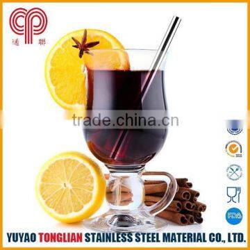 FDA grade stainless steel stirrer/straw