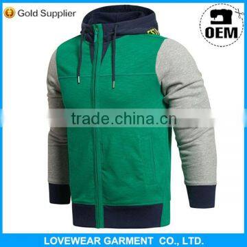 New Hot Sale High Quality Cheap Factory French Terry Zipper Hoodie with Custom Design