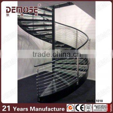 morden prefabricated spiral stairs /stainless steel spiral stairs