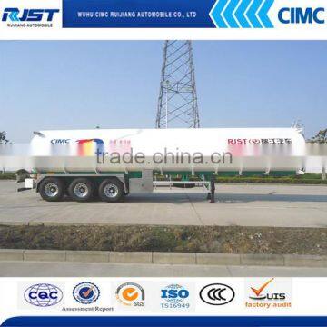 CIMC 42m3 Aluminum alloy oil transport semi-trailer/fuel tanker