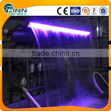 stainless steel swimming pool laminar water curtain