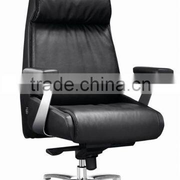 Luxury big boss CEO executive chair with metal base