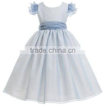 Latest Girls Blue Princess Dresses Tull Girl Party Dress Delicate Children Wear CMGD90326-19