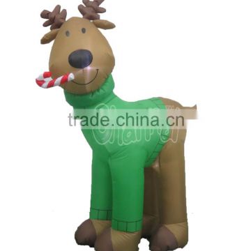 2016 New Christmas Inflatable Reindeer led Outdoor Garden Yard Decoration