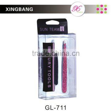 Lady Promotional Wholesale Cosmetic Stainless Steel Eyebrow Tweezer for Personal Care