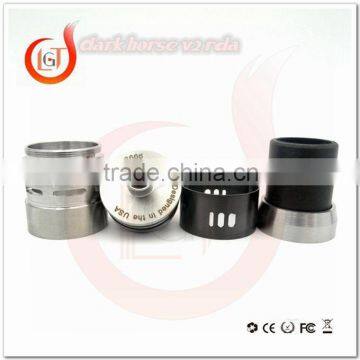 2016 China Manufacturer E cig Atomizer Dark horse v2 rda clone China Manufacturer dark horse rda clone 1:1 Dark horse v2 rda