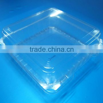 disposable plastic transparent deli container clear food grade plastic container