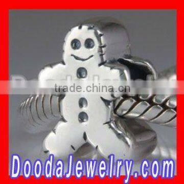 925 silver Snowman Large Hole Beads Wholesale