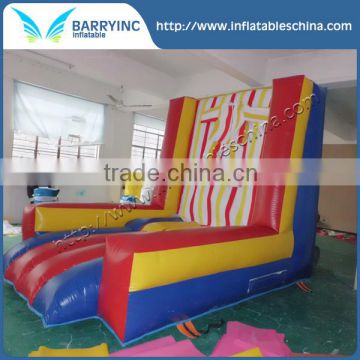 Hot commercial inflatable stick wall with suits wall for sale