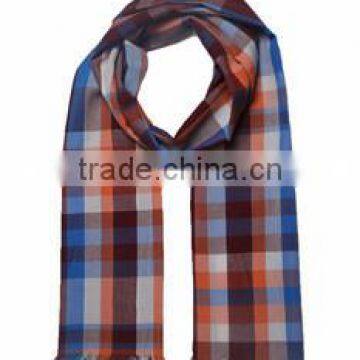 scarf manufacture wholesale checked printed chiffon pashmina shawl scarf plaid