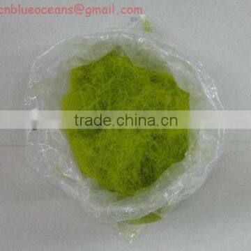 100D*12mm dull nylon long Nylon Plush big size powder flock powder (Grass green)