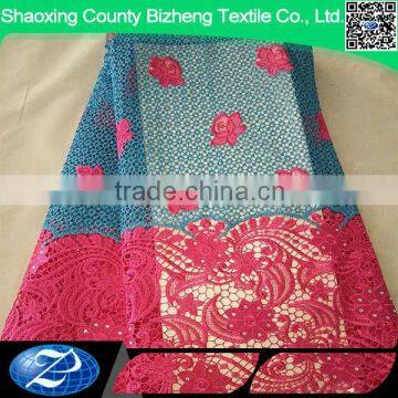 Professional embroidery dresses wholesale cord lace fabric 5 yard                        
                                                                                Supplier's Choice