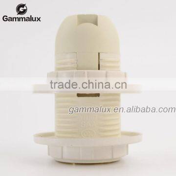 Top Quality White Plastic Shell E14 Bulb Socket Lamp Holder Adapter 250V 2A photo-2