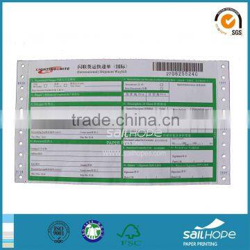 Reliable consignment note printing paper direct factory price offer