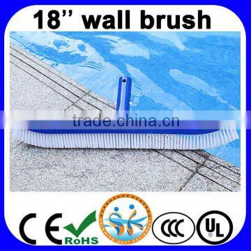 18'' plastic swimming pool wall brush, pool cleaning brush