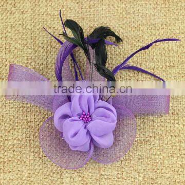 Wedding Party Fascinator Hair Clip Claw Hairpin Corsage Brooch Headwear Fascinators photo-3