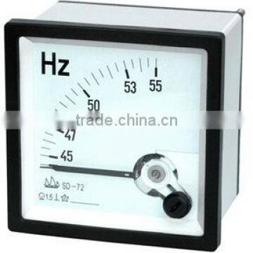 72*72 MOVING COIL INSTRUMENTS FREQUENCY METER POINTER TYPE