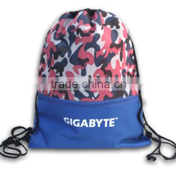 Factory Wholesale Custom Drawstring Bag Split Joint Drawstring Organizer Bag Creative Drawstring Travel Storage Bag