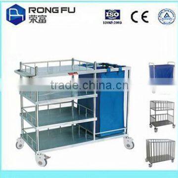 Stainless Steel Hospital Linen Trolley