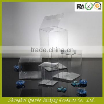 Transparent rectangular plastic folding boxes