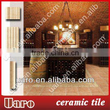 Non-slip archaized ceramic glazed rustic porcelain decorative tile