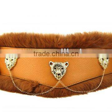 Girl's Fashion Fur Belt