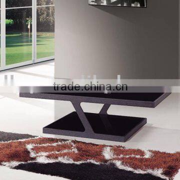 Modern Glass and Steel Coffee Table meeting room furniture BQ-A091