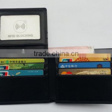 RFID Blocking Leather Wallet for Men