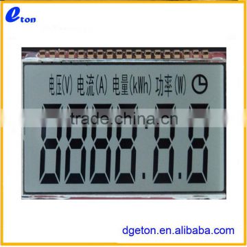 LCD screen for electric meter