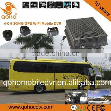 H.264 Car Mobile DVR 4-CH HDD/SSD Monitoring Compression MDVR photo-2