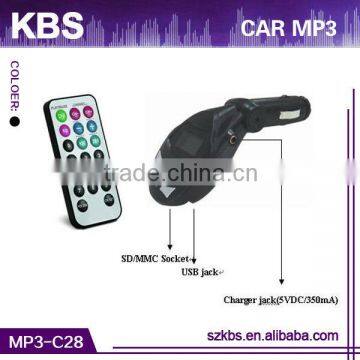 2013 Portable car mp3 player with fm modulator Auto power off frequency