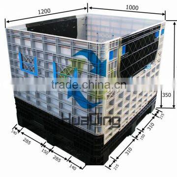 High quality collapsible plastic storage containers 1200*1000*860 mm