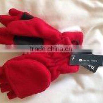 custom thinsulate fleece fingerless glove